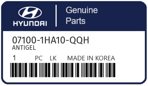 HYUNDAI - 07100-1HA10-QQH ANTIGEL