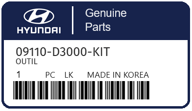 HYUNDAI - 09110-D3000-KIT OUTIL