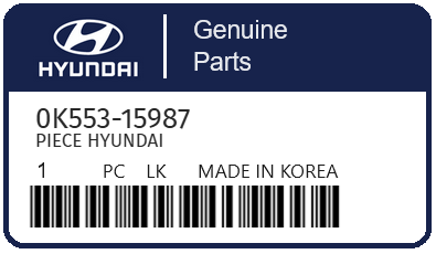 HYUNDAI - 0K553-15987 PIECE HYUNDAI