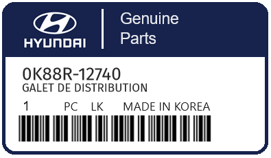 HYUNDAI - 0K88R-12740 GALET DE DISTRIBUTION