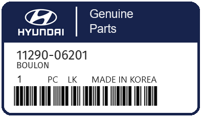 HYUNDAI - 11290-06201 BOULON