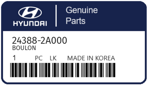 HYUNDAI - 24388-2A000 BOULON