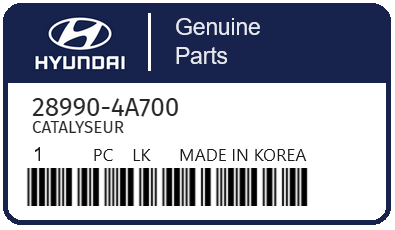 HYUNDAI - 28990-4A700 CATALYSEUR