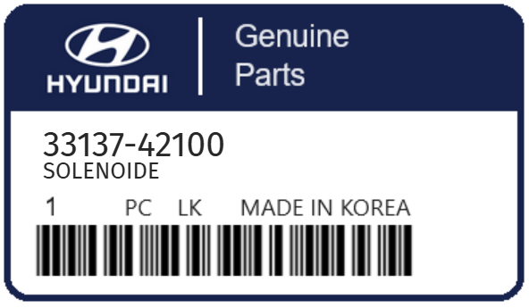 HYUNDAI - 33137-42100 SOLENOIDE