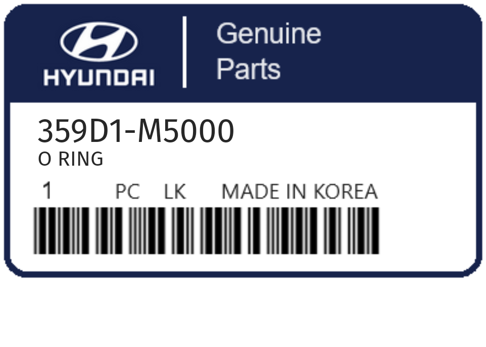 HYUNDAI - 359D1-M5000 O RING