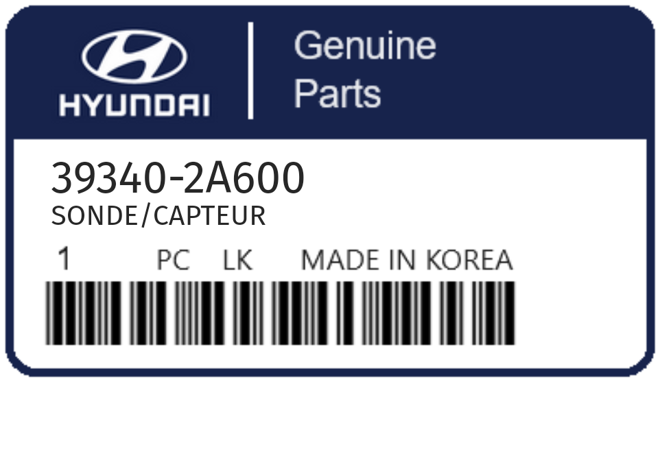 HYUNDAI - 39340-2A600 SONDE/CAPTEUR