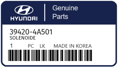 HYUNDAI - 39420-4A501 SOLENOIDE