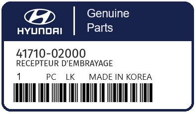 HYUNDAI - 41710-02000 RECEPTEUR D'EMBRAYAGE