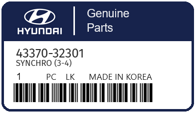 HYUNDAI - 43370-32301 SYNCHRO (3-4)