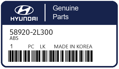 HYUNDAI - 58920-2L300 ABS