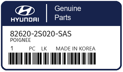 HYUNDAI - 82620-2S020-SAS POIGNEE