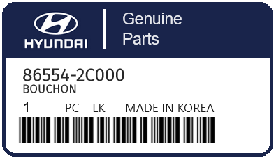 HYUNDAI - 86554-2C000 BOUCHON