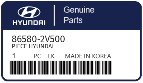 HYUNDAI - 86580-2V500 PIECE HYUNDAI