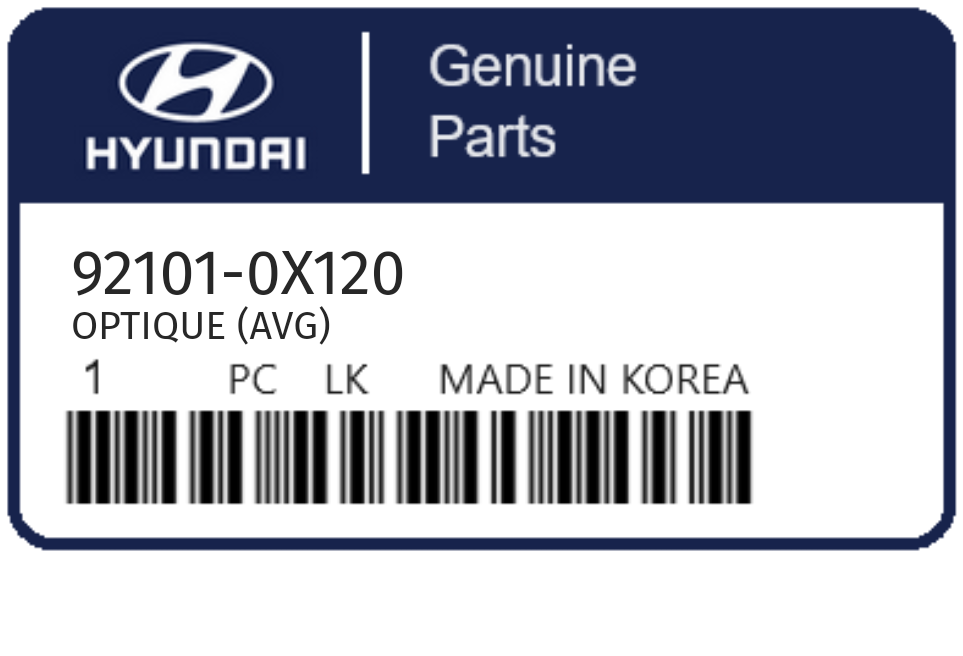 HYUNDAI - 92101-0X120 OPTIQUE (avg)