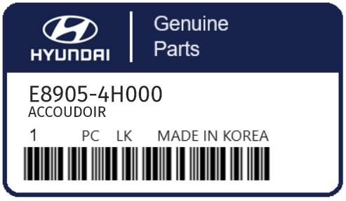 HYUNDAI - E8905-4H000 ACCOUDOIR