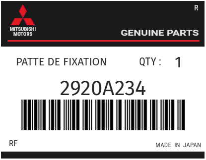 MITSUBISHI - 2920A234 PATTE DE FIXATION