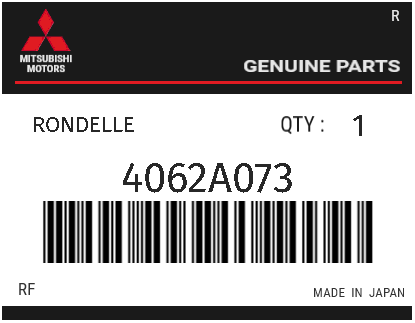 MITSUBISHI - 4062A073 RONDELLE