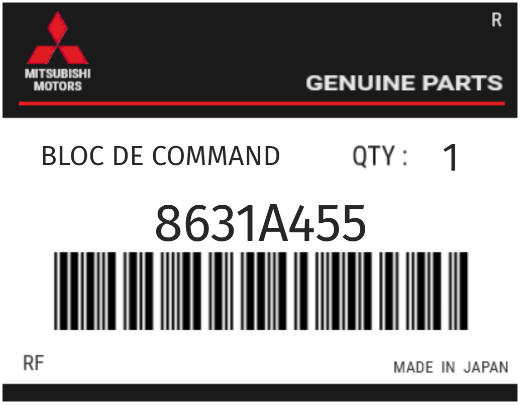 MITSUBISHI - 8631A455 BLOC DE COMMAND