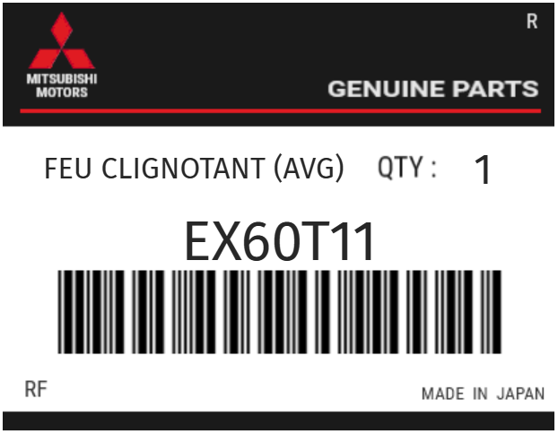 MITSUBISHI - EX60T11 FEU CLIGNOTANT (avg)