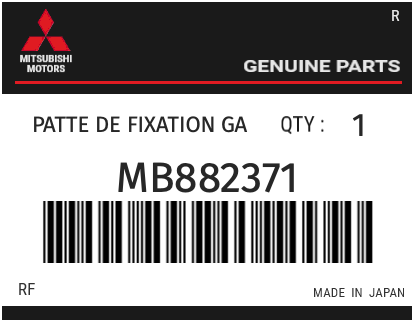 MITSUBISHI - MB882371 PATTE DE FIXATION GA