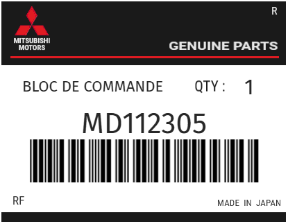 MITSUBISHI - MD112305 BLOC DE COMMANDE
