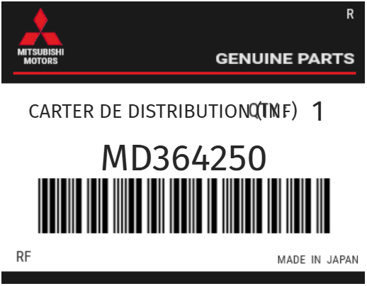 MITSUBISHI - MD364250 CARTER DE DISTRIBUTION (inf)