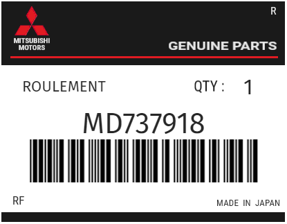 MITSUBISHI - MD737918 ROULEMENT