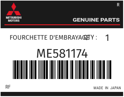 MITSUBISHI - ME581174 FOURCHETTE D'EMBRAYAGE