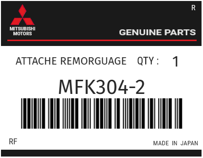 MITSUBISHI - MFK304-2 ATTACHE REMORGUAGE  