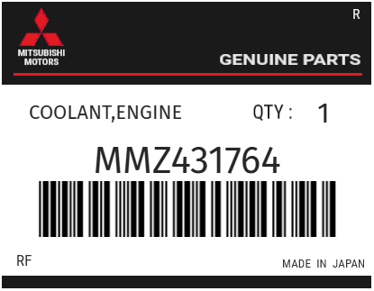 MITSUBISHI - MMZ431764 COOLANT,ENGINE