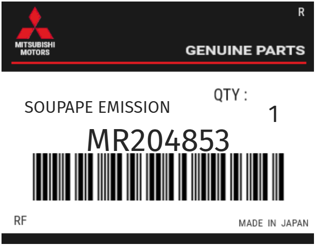 MITSUBISHI - MR204853 SOUPAPE EMISSION