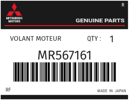 MITSUBISHI - MR567161 VOLANT MOTEUR