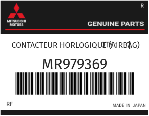 MITSUBISHI - MR979369 CONTACTEUR HORLOGIQUE (airbag)