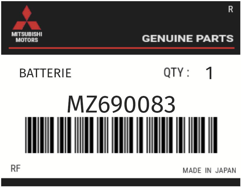 MITSUBISHI - MZ690083 BATTERIE