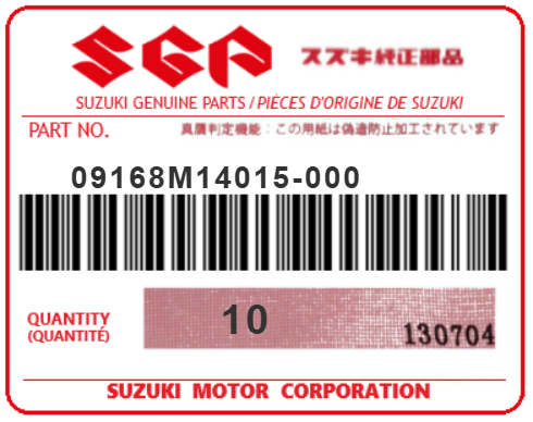 SUZUKI - 09168M14015 GASKET