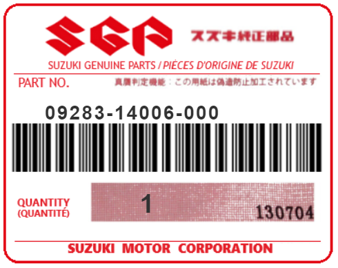 SUZUKI - 09283-14006 JOINT