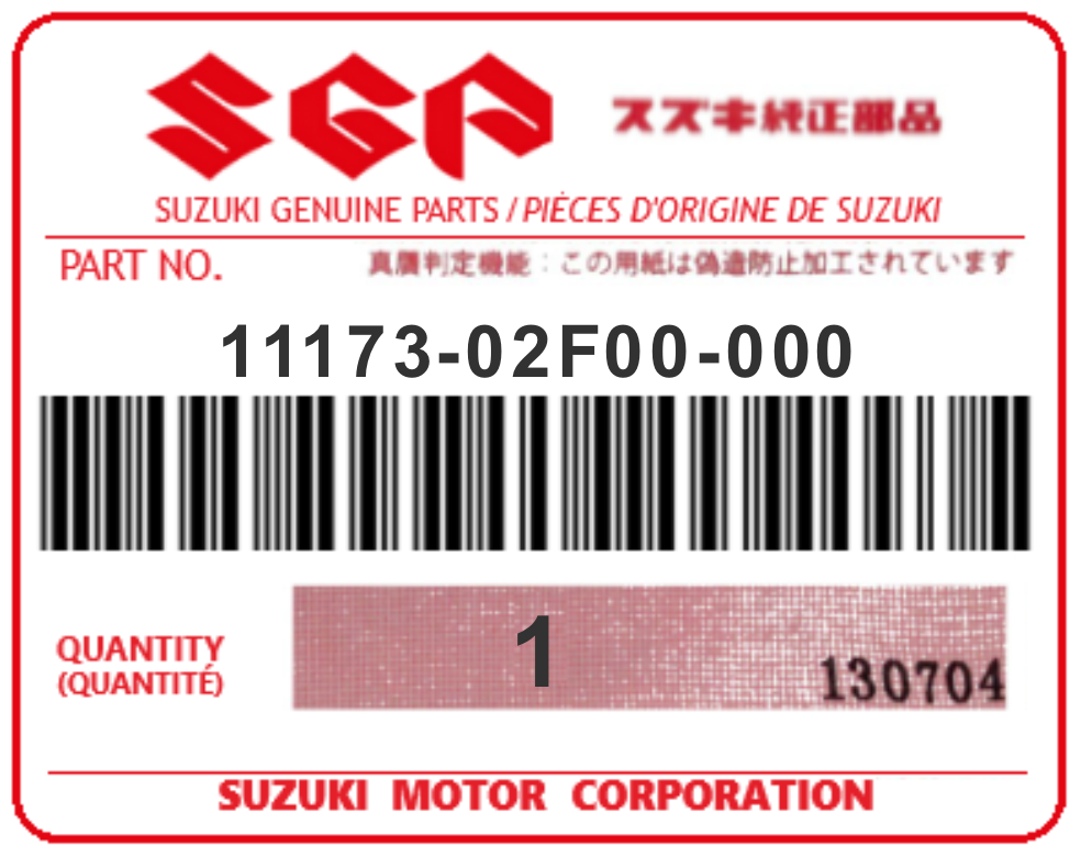 SUZUKI - 11173-02F00 JOINT DE COUVRE-CULASSE
