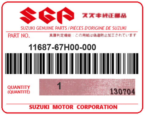 SUZUKI - 11687-67H00 ANNEAU