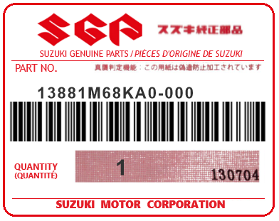 SUZUKI - 13881M68KA0 MANCHON (air)