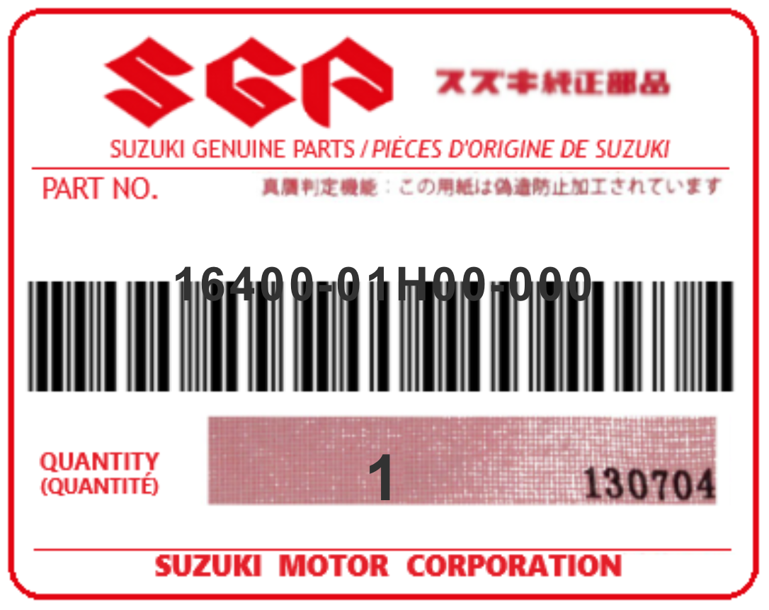SUZUKI - 16400-01H00 POMPE A HUILE