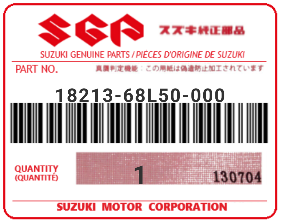 SUZUKI - 18213-68L50 SONDE LAMBDA