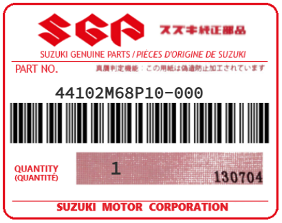 SUZUKI - 44102M68P10 SHAFT.FRONT DRIVE A1K310/412