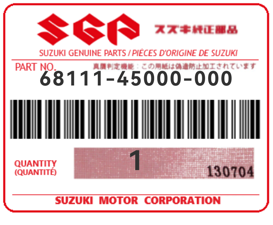 SUZUKI - 68111-45000 EMBLEME