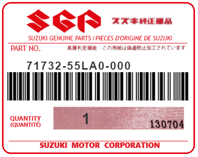 SUZUKI - 71732-55LA0 SUPPORT (pc-avg)