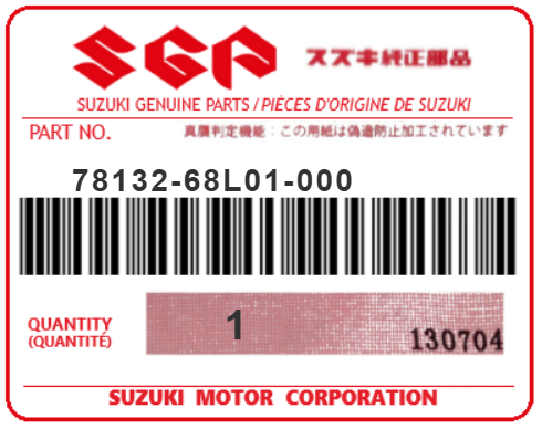 SUZUKI - 78132-68L01 CACHE