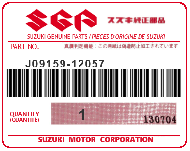 SUZUKI - J09159-12057 NUT