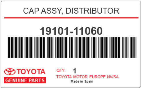 TOYOTA - 19101-11060 TETE ALLUMEUR