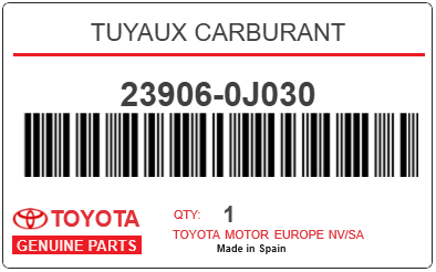 TOYOTA - 23906-0J030 TUYAUX CARBURANT