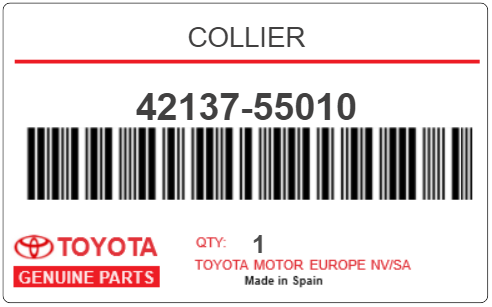 TOYOTA - 42137-55010 COLLIER