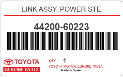 TOYOTA - 44200-60223 LINK ASSY, POWER STE